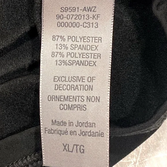 C9 BY CHAMPION Active High Neck Running Long Sleeve Athletic Top Black Size XL - Picture 4 of 4